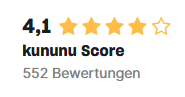 Kununu Score der FNZ Bank Kununu Score von 4,3 von 5 Sternen